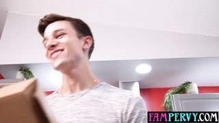 Busty petite Latina teen stepsis pranked and pounded by stepbro