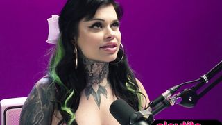 Huge boobs BBW Latina MILF strips naked to masturbate on her bed