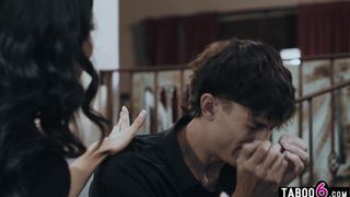 Widowed huge boobs stepmom desperately needs to produce an heir