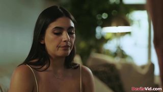 Petite teen stepdaughter cant say no to her horny stepdad